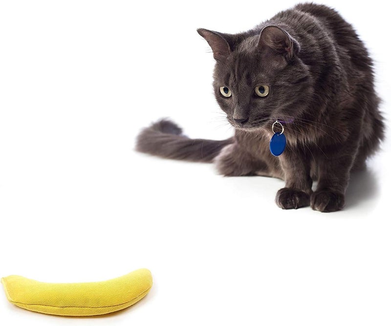 Our Pets 100% North American Catnip Filled Banana Cat Toy - A Peeling - Image 4